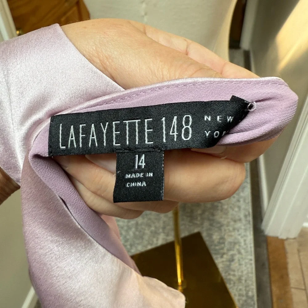 Lafayette 148 New York pale lilac tank - Picture 4 of 4